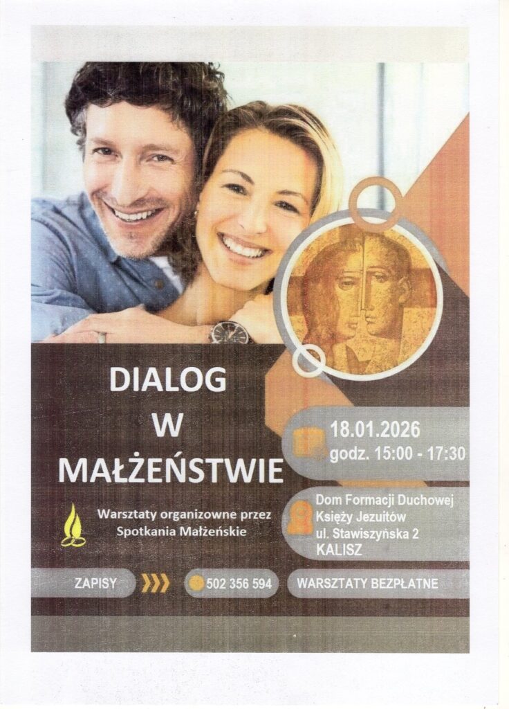 Zapraszamy na spotkania małżeńskie: warsztaty - rekolekcje - dialog